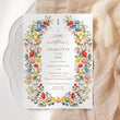 Load image into Gallery viewer, Our Little Wildflower is One Baby Birthday Party Invitation