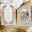 Load image into Gallery viewer, Our Little Wildflower is One Baby Birthday Party Invitation