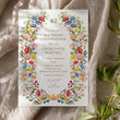 Load image into Gallery viewer, Elegant boho wildflower birthday invitation featuring a watercolor floral wreath, perfect for garden party celebrations.