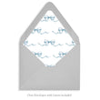Load image into Gallery viewer, Watercolor Blue Bow Personalized Stationery