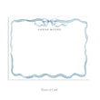 Load image into Gallery viewer, Watercolor Blue Bow Personalized Stationery