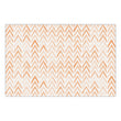 Load image into Gallery viewer, Orange Watercolor Chevron Print Paper Placemats by Digibuddha