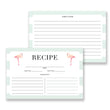 Load image into Gallery viewer, Mint and pink flamingo bridal shower invitation with stylish mint stripes and a cute flamingo design