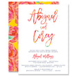 Load image into Gallery viewer, Colorful Bright Spring Floral Bridal Shower Invitation, perfect for garden parties and spring bridal brunches.
