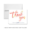 Load image into Gallery viewer, "Abigail" Bright Floral Bridal Thank You Card