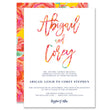 Load image into Gallery viewer, "Abigail" Bright Floral Wedding Invitation
