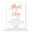 Load image into Gallery viewer, "Abigail" Bright Floral Wedding Invitation