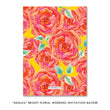 Load image into Gallery viewer, "Abigail" Bright Floral Wedding Invitation