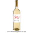 Load image into Gallery viewer, "Abigail" Bright Floral Wedding Wine Label
