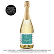 Load image into Gallery viewer, "Aleia" Turquoise + Dalmation Bridesmaid Proposal Champagne Labels