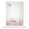 Load image into Gallery viewer, "Amelie" Little Bird Kids Birthday Party Invitation