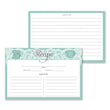 Load image into Gallery viewer, Lace Recipe Cards | Amy Blue White