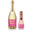 Load image into Gallery viewer, "Angie" Magenta + Gold Bachelorette Party Champagne Labels