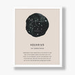 Load image into Gallery viewer, Aquarius Zodiac Sign Art Print