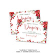 Load image into Gallery viewer, "Aurora" Christmas Baby Shower Invitation