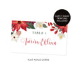 Load image into Gallery viewer, Floral Holiday Place Cards | Aurora