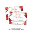 Load image into Gallery viewer, "Aurora" Christmas Baby Shower Invitation