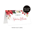 Load image into Gallery viewer, Floral Holiday Place Cards | Aurora