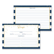 Load image into Gallery viewer, Navy Stripe + Gold Glitter Recipe Cards | Blake