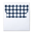 Load image into Gallery viewer, Navy Gingham Envelope Liners Coll. 3