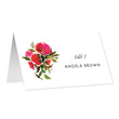 Load image into Gallery viewer, Red Roses & Black Stripes Place Cards | Coll. 1B