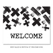Load image into Gallery viewer, Chic and Edgy Black and White Bridal Shower Invitations with Monochrome Brush Pattern by Digibuddha