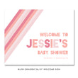 Load image into Gallery viewer, Blush Ikat Baby Shower Invitation Coll. 12