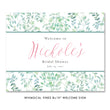 Load image into Gallery viewer, Whimsical greenery bridal shower invitations featuring watercolor vines and foliage, perfect for garden-themed bridal showers