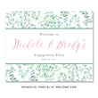 Load image into Gallery viewer, Whimsical Vines Engagement Party Invitation Coll. 16