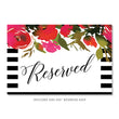 Load image into Gallery viewer, Red Roses & Black Stripes Table Numbers | Coll. 1B