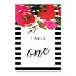 Load image into Gallery viewer, Printed Rose Table Numbers