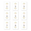 Load image into Gallery viewer, Printed Greenery Number Cards