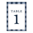 Load image into Gallery viewer, Plaid Table Number Cards