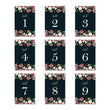 Load image into Gallery viewer, Printed Floral Table Numbers