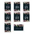 Load image into Gallery viewer, Romantic Floral Table Numbers | Coll. 6