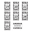 Load image into Gallery viewer, Edgy Black & White Table Numbers | Coll. 7