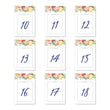 Load image into Gallery viewer, Bright Watercolor Floral Table Numbers | Coll. 9