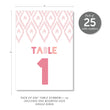 Load image into Gallery viewer, Blush Ikat Table Numbers | Coll. 12