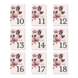 Load image into Gallery viewer, Vintage Purple Floral Table Numbers | Coll. 17