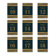 Load image into Gallery viewer, Classic Black & Gold Table Numbers | Coll. 25