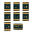 Load image into Gallery viewer, Classic Black & Gold Table Numbers | Coll. 25