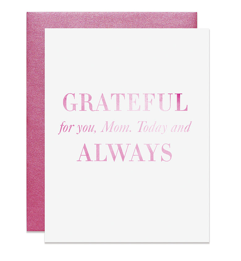Grateful For You Mom Card
