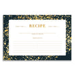 Load image into Gallery viewer, Black & Gold Recipe Card