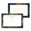 Load image into Gallery viewer, Classic Black & Gold Recipe Cards | Coll. 25
