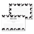 Load image into Gallery viewer, Edgy Black & White Recipe Cards | Coll. 7