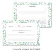 Load image into Gallery viewer, Whimsical greenery bridal shower invitations featuring watercolor vines and foliage, perfect for garden-themed bridal showers
