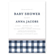 Load image into Gallery viewer, Country Chic Plaid Baby Shower Invitation