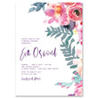 Load image into Gallery viewer, Elegant Chic Floral Watercolor Bridal Shower Invitations with Pink and Purple Flowers by Digibuddha