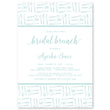 Load image into Gallery viewer, Fun and Modern Spoon and Fork Bridal Brunch Invitations in Light Blue by Digibuddha