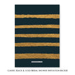 Load image into Gallery viewer, Luxurious gold and black classic bridal shower invitations, featuring chic art deco design and faux gold brush strokes.
